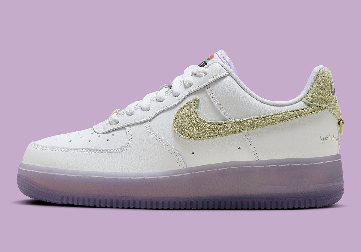 nike air force 1 just do it purple
