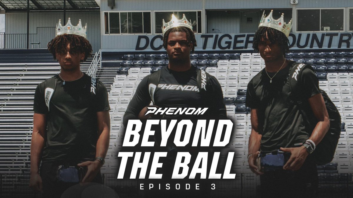 🍿 PREMIERE 🍿  TONIGHT at 8:00pm EST 'Beyond The Ball Episode 3: BTS Uniform Reveal & Spring Practice' premieres on YouTube. Don't miss out!  youtube.com/watch?v=gBfmJW… @AaronGregory_07 @Jordanbcarter22  @__GoDJ__ #PhenomNIL #PhenomElite #BeyondTheBall