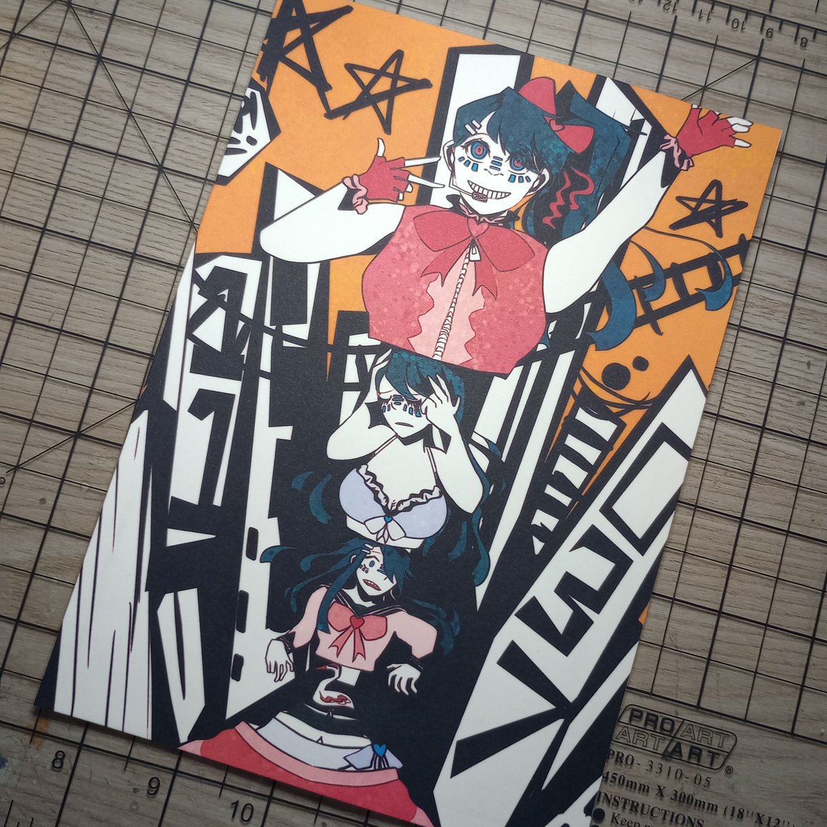 SayakaZine's tweet photo. 💿🎀 PREVIEWS 🎀💿

Of course, the show's far from over, with a look at just one of our prints available that's sure to have you dancing! Check it out!

🛒 https://t.co/nMUUfMuN6J https://t.co/1dx4M03S3K