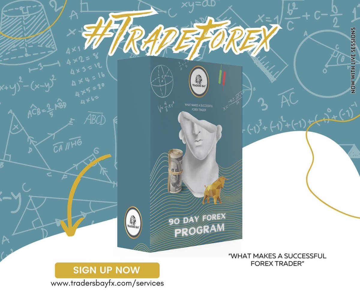 tradersbayfx's tweet photo. Designed to equip you with the necessary tools to trade forex successfully. Suitable for the newbie, and struggling advanced traders or simply those looking to refresh their knowledge with an upgrade. 

Get the 90 Day Forex Program today https://t.co/5D1kRhbnjM https://t.co/ktSSP4Qj17