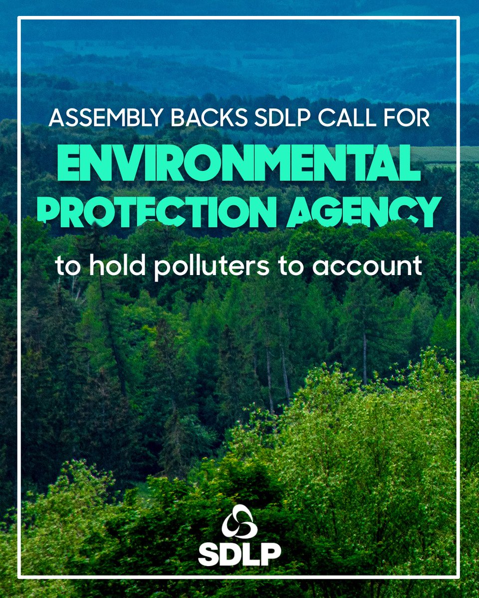 The Assembly has backed our call for an independent Environmental Protection Agency by the end of this term. We’ll now hold Ministers to account to make sure they deliver on their promise to tackle polluters.