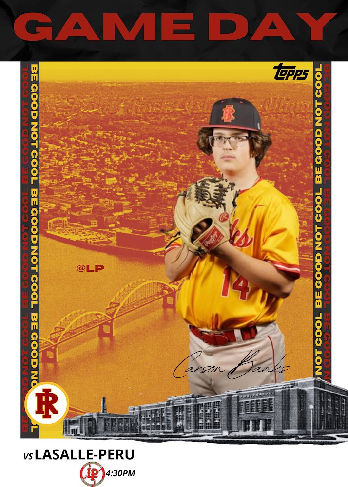 RIRocksBaseball's tweet photo. π¨ Gameday! π¨
Rock Island (20-7) travel to LaSalle Peru for a midweek matchup - 4:30 first pitch. #BeGoodNotCool #PlayForG https://t.co/zdSNkggKoU