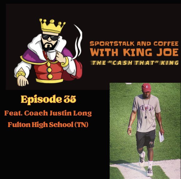 KingJoeSpeaks's tweet photo. ๐Episode 35 is now live!๐
Feat. Coach Justin Long, Head Football Coach @ Fulton High School (TN)
@CoachJustinLong @FultonFootball @FultonHigh
https://t.co/lwZitlQekV
#ProudAlum #Falconforlife #NorthBroadway #FultonFootball #SportsTalk https://t.co/XONYUUZhMr