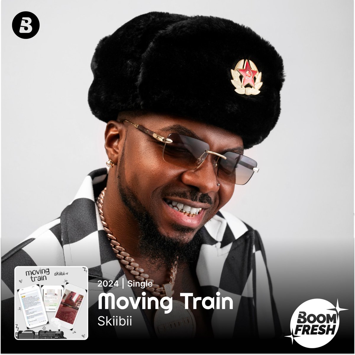 Mayana @Skiibii delivered a hot tune with #MovingTrain and it’s lit! 🔥🤩

Stream this jam on Boomplay ➡️ boom.lnk.to/SkiibiiMovingT…

#BoomFresh #HomeOfMusic
