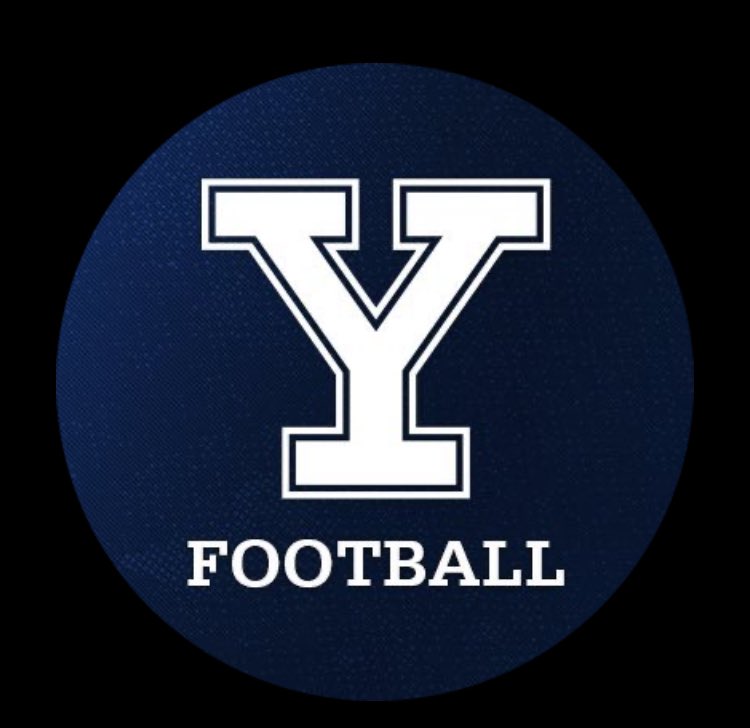 Thanks to @Bigstef72 from @yalefootball for stopping by to recruit @NCHSTrojanFB! #GoTrojans