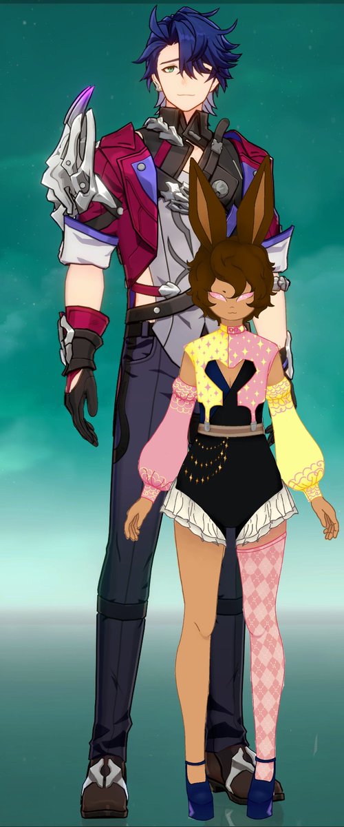 Lex_SimpBunny's tweet image. Get to know my ship! ♡  
✧ Fandom: Honkai Star Rail
✧ Pairing: Sampo Koski x Lex
✧ Ship name: #SamLex
✧ Ship icon: 💣🐇 🐰🌹
✧ Relationship: They share the same neuron / Partners &amp;amp; Lovers
✧ About sharing: sharing (I love to see others love the fool)