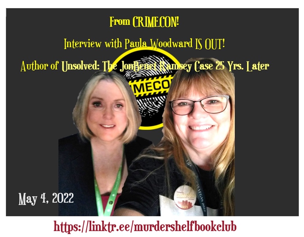 John Ramsay & Paula Woodward are at Crimecon2024!
What did Paula tell Jill back on May 4, 2022? 
murdershelfbookclub.podbean.com/e/interview-fr…
#Crimecon2024 #JonBenet #JonBenetRamsay #JBR #Unsolved #truecrimecommunity #truecrimepodcast #podcast #truecrimebook #podcast #bookreview