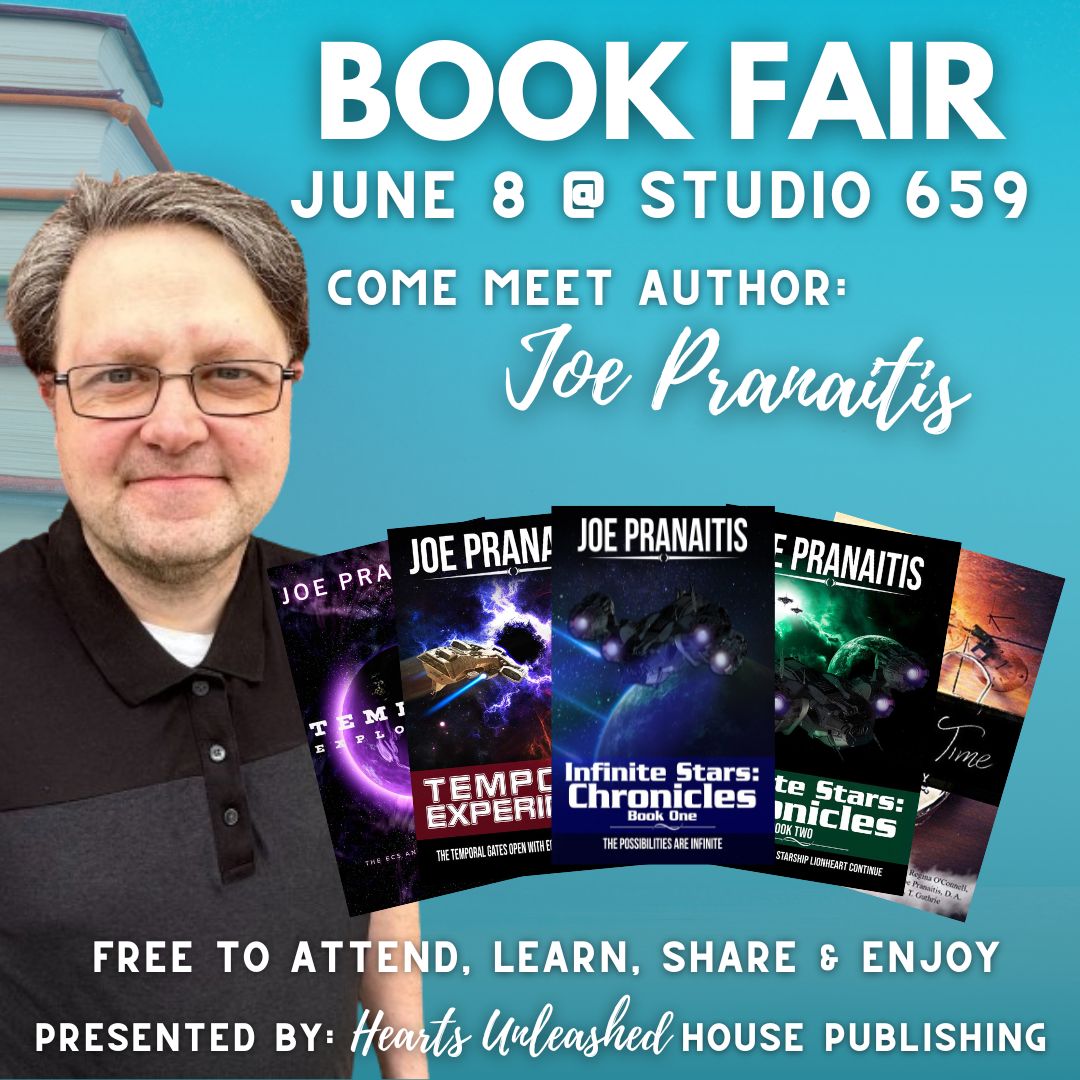 Everyone. Come to the #bookfair on June 8th at #Studio659 in Whiting Indiana. Meet me and 9 other #authors! While you're there grab a book or two too! heartsunleashed.com/book-fair.html