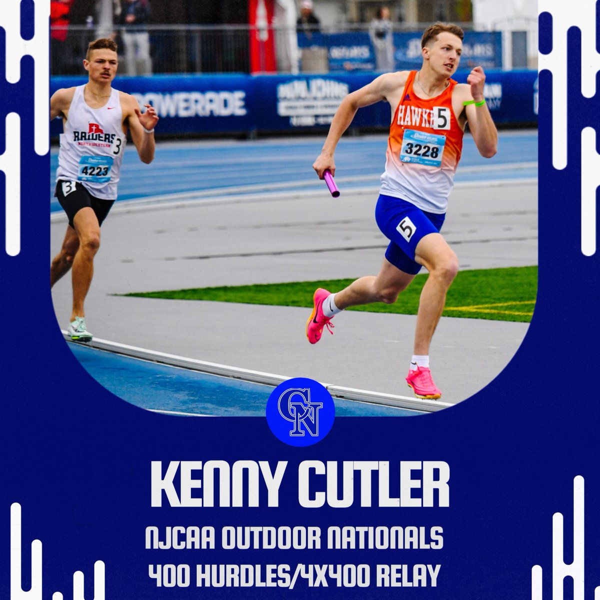 Congratulations to Alumnus Kenny Cutler who qualifyed for the NJCAA outdoor nationals in the 400 meter hurdles and the 4x400 meter relay at the University of Louisiana-Lafayette. Good luck Kenny!
#RoyalWay