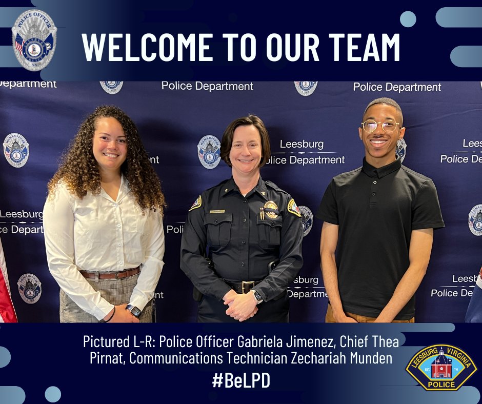 🎉 Welcome, Gabriela and Zechariah! 

We're excited to have you both join the #LPD family. Gabriela, who is a lateral police officer hire from a nearby agency, and  Zechariah, a Communications Technician hire, bring valuable skills & energy to our community. 🚓📞

#BeLPD