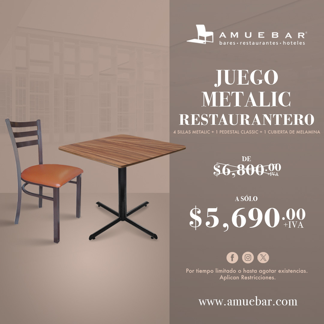 AMUEBAR's tweet photo. #mobiliario 😍👉🪑QUIERES RENOVAR LOS ESPACIOS DE TU #restaurante O #negocio? Visítanos en @AMUEBAR  y conoce nuestra amplia variedad de mobiliario a los mejores precios.

👉 https://t.co/RBSWkNdWyv
☎️ WhatsApp: 22 24 13 40 51

#MobiliarioDeCalidad #DiseñoDeInteriores #muebles https://t.co/3SJKN6gRvc