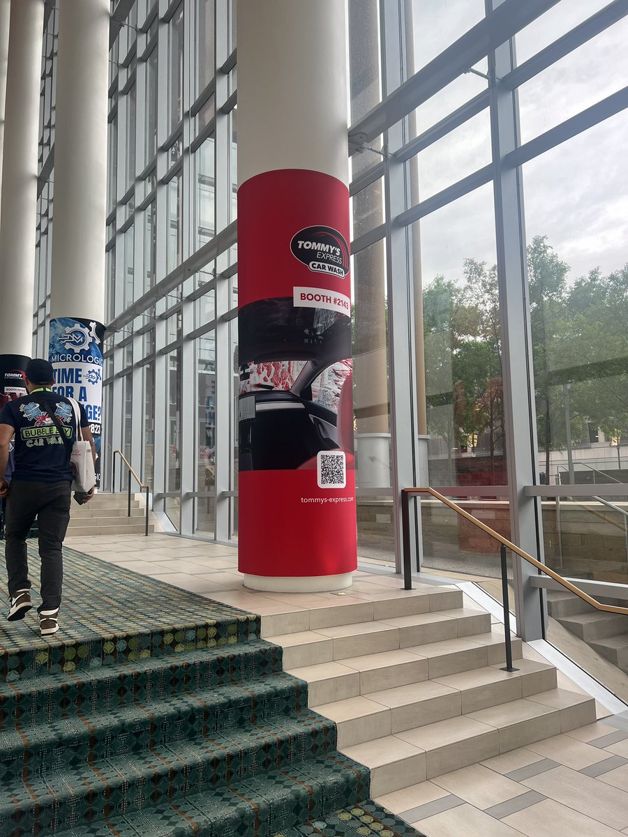 Tommy team pitches our new molded mat washer. Stop by booth 2143 to check it out #gocarwashshow