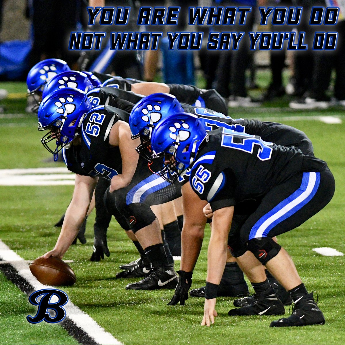 “If you want something you have never had, you must be willing to do something you have never done.” — Thomas Jefferson #BleedBlue | #WeAreBothell