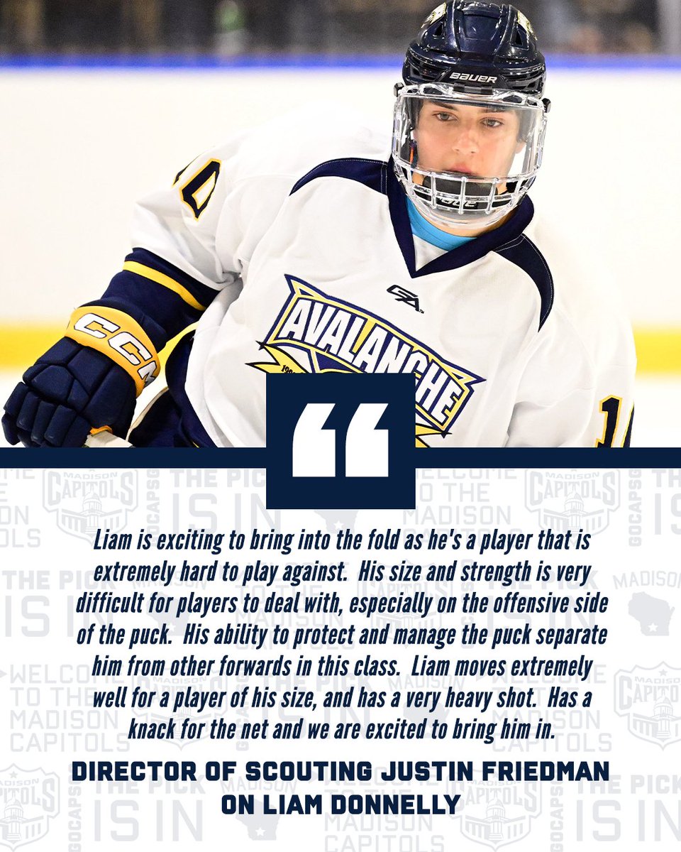 '...extremely hard to play against...' Take a look at Justin Friedman's thoughts on Liam Donnelly. #GoCapsGo