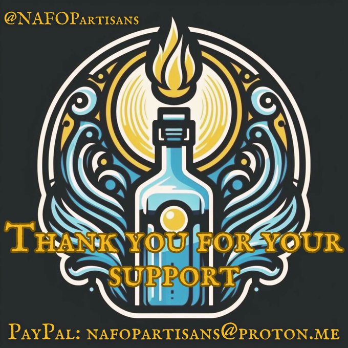 @NAFOPartisans @Wendehopes @bopandy1 Partisans fight a secret war in occupied territories and behind 🇷🇺 lines to disrupt the enemy. We may never know the full story of what they achieve, but just like ZSU units they need our support. Participation in the story is by financial donation - PP: nafopartisans@proton.me