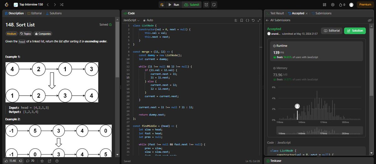 AnandKrMishra7's tweet photo. Day 43 of #120daysofcode is underway! Today, I successfully tackled 1 coding challenges, marking the auspicious beginning of our coding odyssey filled with determination and pride.
#codejourney, #43day, #keepcoding, #120daysofcode, #javascript, #dailycoding https://t.co/3TlOEMaQGj