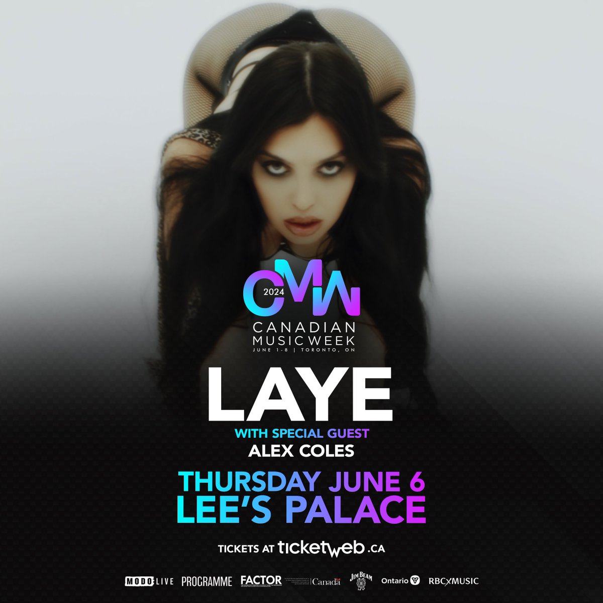 JUST ANNOUNCED✨ @CMW_Week presents @layemusic at @LeesPalaceTO on June 6th. Special guest Alex Coles. Tickets are on-sale now: found.ee/Laye-YYZ 

#laye #leespalace #yyzevents #toronto #CMW2024 #canadianmusicweek