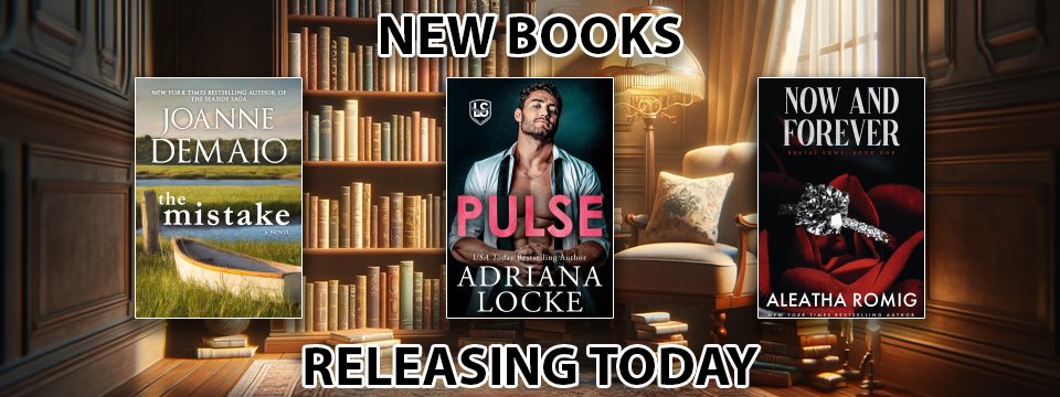 Happy Release Day to all new authors, brightening up our Monday with new books!

  - @AuthorALocke's spicy workplace romance Pulse is out today. It's a standalone and is already getting great ratings.

 - The latest novel in 'The Seaside Saga' by @JoanneDeMaio  is out today.  The…