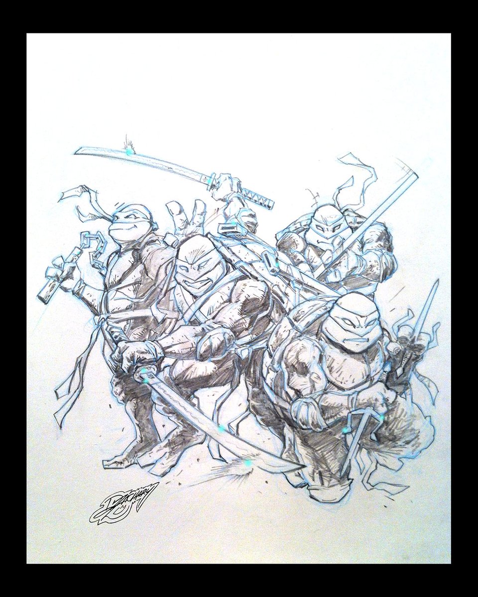 HEROES ON THE HALF SHELL! Here's a fun sketch of the Teenage Mutant Ninja Turtles, one of the most famous independent comic book success stories.
#TMNT #turtles #shredder #splinter #ninjaturtles