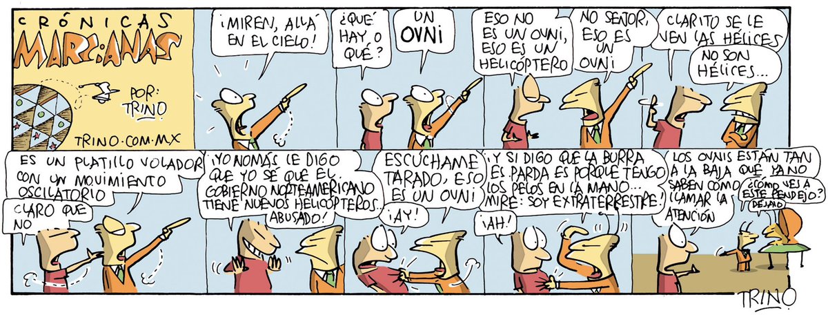 Las crónicas marcianas ya no interesan a nadie…buen inicio de semana #trinomonero
