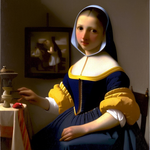 Vermeer AI Museum exhibition
#vermeer #AI #AIart #AIartwork #johannesvermeer #painting #フェルメール #現代アート #現代美術 #当代艺术 #modernart #contemporaryart #modernekunst #investinart #nft #nftart #nftartist #closetovermeer
Girl at a table