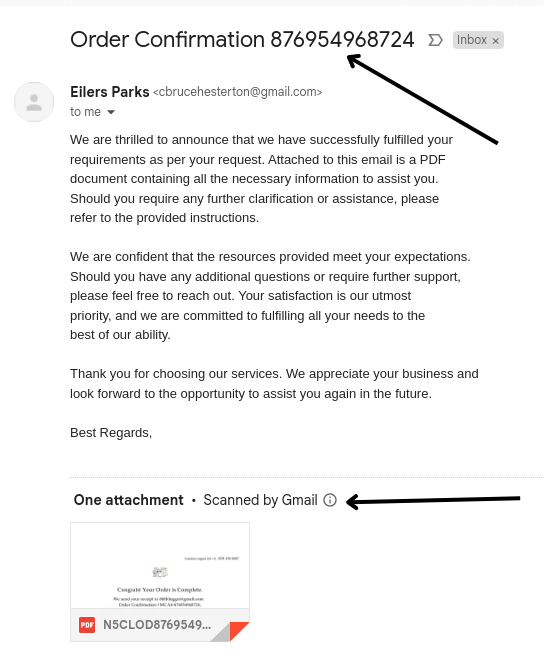 This email is "Totally Legit" Even scanned by Gmail!

Does Google really care about your security?

#gmail #cybersecurity #CyberSecurityAwareness