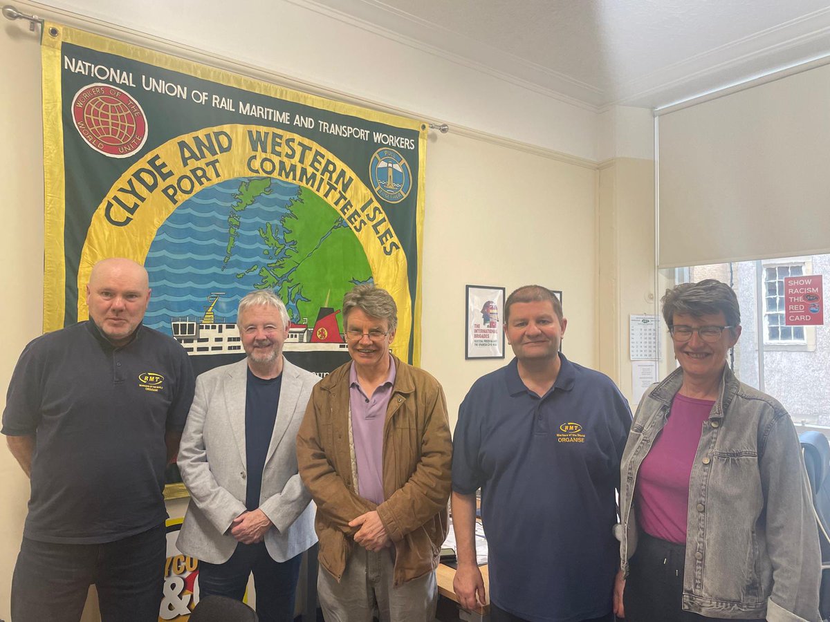 Good discussion today in Glasgow with @TUG_SNP. #TradeUnionOrganising