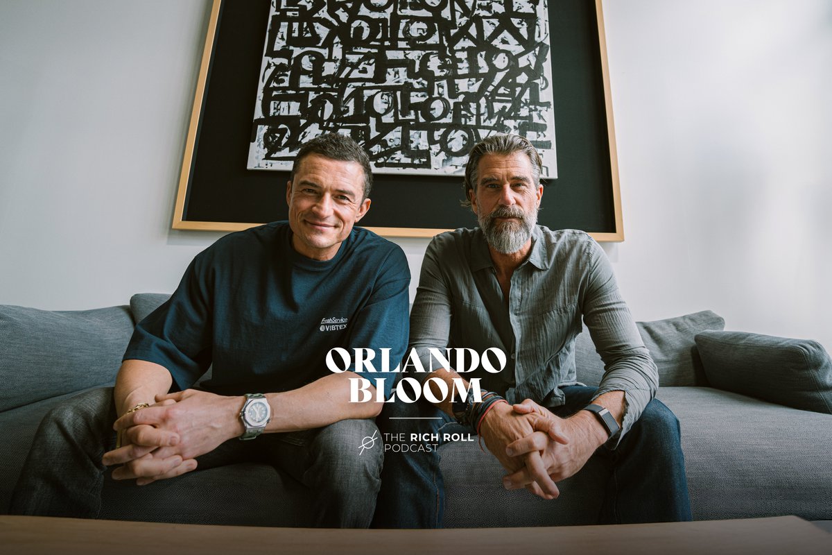 RichRollPodcast's tweet photo. #MondayMotivation🗻 @richroll is joined by Orlando Bloom, actor and spiritual seeker, to discuss extreme sports through the themes of personal growth, balance, and trust + '#ToTheEdge' (now streaming on @peacock). 👉🏽https://t.co/XKWN3I7Vmq #richroll #OrlandoBloom #RichRollPodcast https://t.co/KXqWVUjTjt