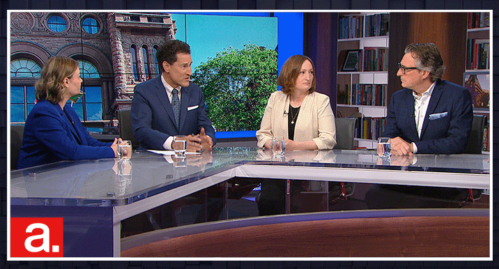 Super fun to join @spaikin Steve Paikin on @TheAgenda today. Great conversation which will air tonight! Tune in to the big show on TVO.