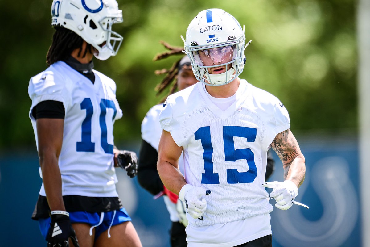 RickSemmler's tweet photo. Former Sullivan and Sycamore standout Dakota Caton had a good rookie mini camp this past weekend with the Colts. He’s now exploring all options for next phase of his football career. (Pics Courtesy: Colts) https://t.co/AlUcWIL1oq