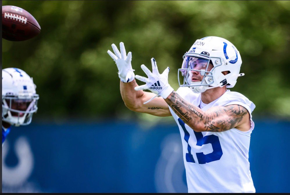 RickSemmler's tweet photo. Former Sullivan and Sycamore standout Dakota Caton had a good rookie mini camp this past weekend with the Colts. He’s now exploring all options for next phase of his football career. (Pics Courtesy: Colts) https://t.co/AlUcWIL1oq