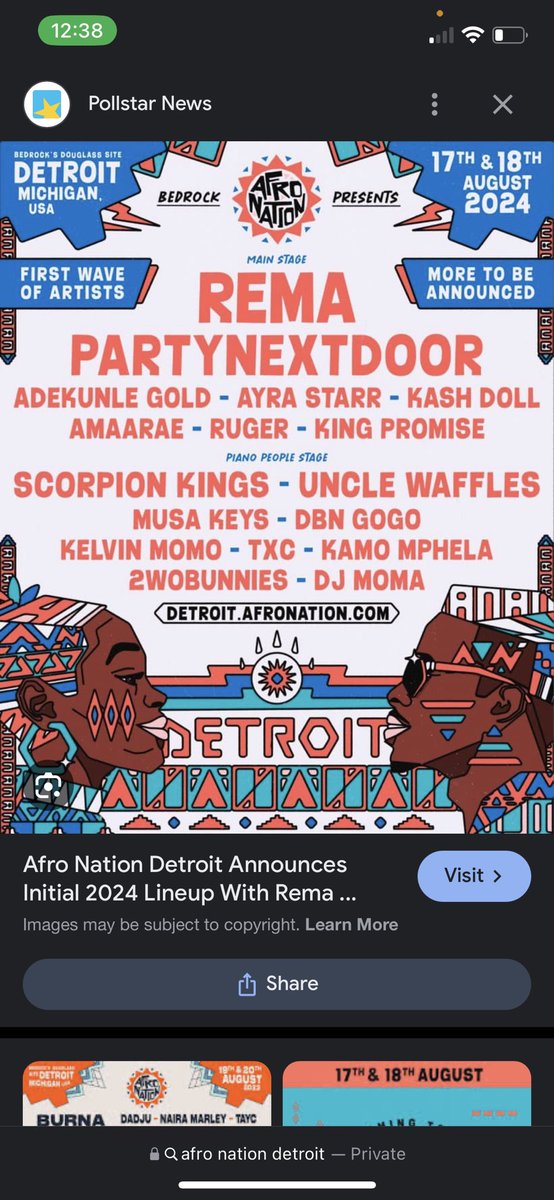 selling VIP two tickets for the @afronation in Detroit (8/17-18) in detroit if anybody wants them!
#afronation
#Detroit 
#ticketsforsale