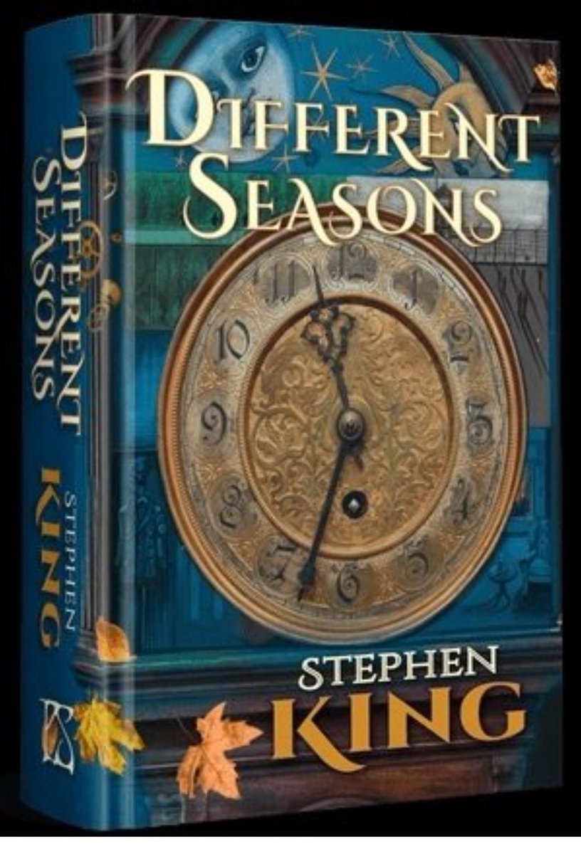 StephenKingCat's tweet photo. LAST COPIES! The Limited Anniversary Edition @stephenking's DIFFERENT SEASONS, published by the inimitable PS Publishing! Gorgeous art and signed by @eliroth
#thebody #RitaHayworthandShawshankRedemption #aptpupil #theBreathingMethod #differentseasons https://t.co/B9izOKyNk3 https://t.co/Iu9gGYPCCe