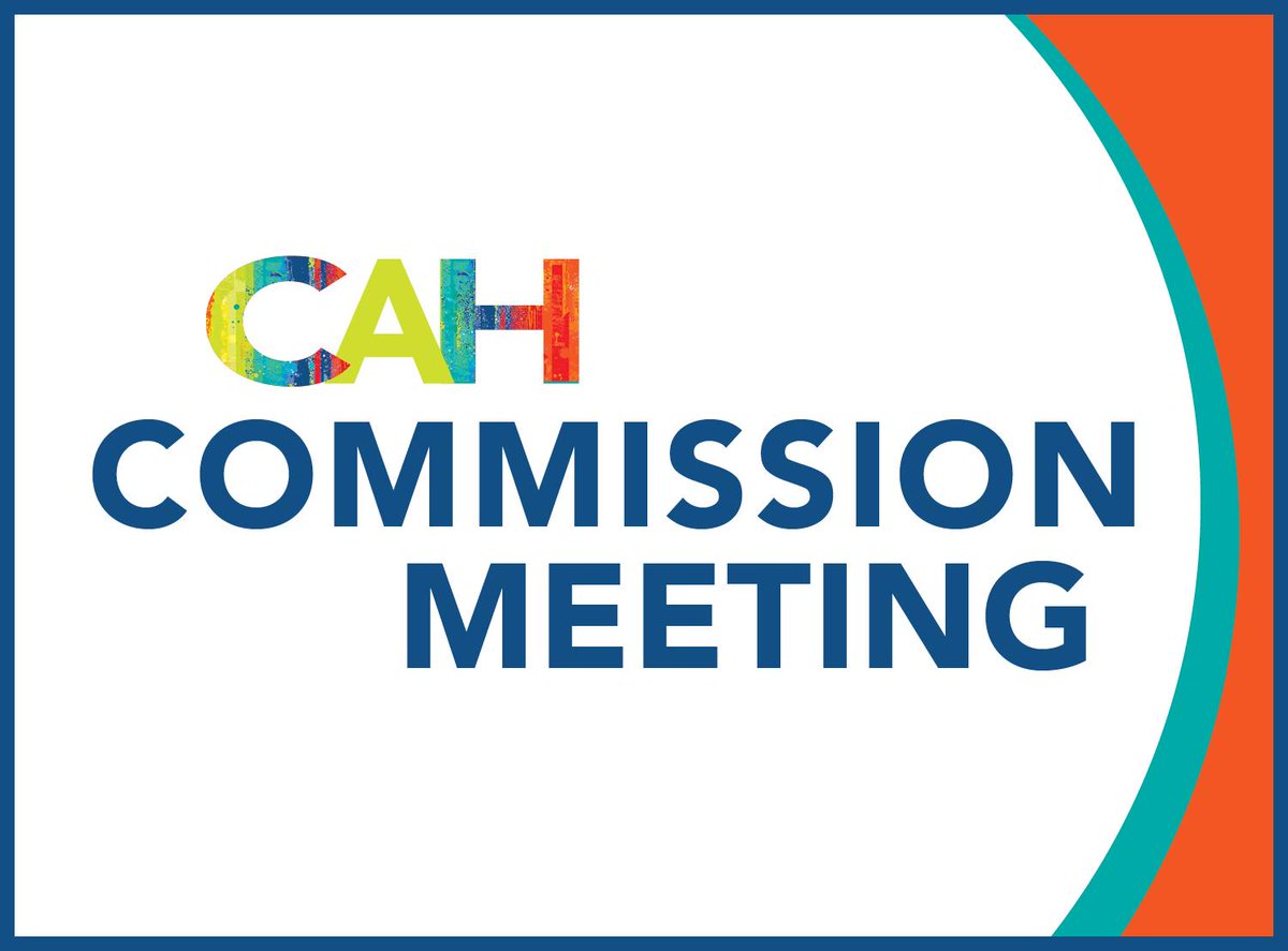 CAH Commission Meeting Next Monday

The next Full Commission meeting will be held Monday, May 20 at 5:30 pm

Sign up for public comment by Noon ET on Thurs, May 16

Full details here: dcarts.dc.gov/page/full-comm… #TheDCArts