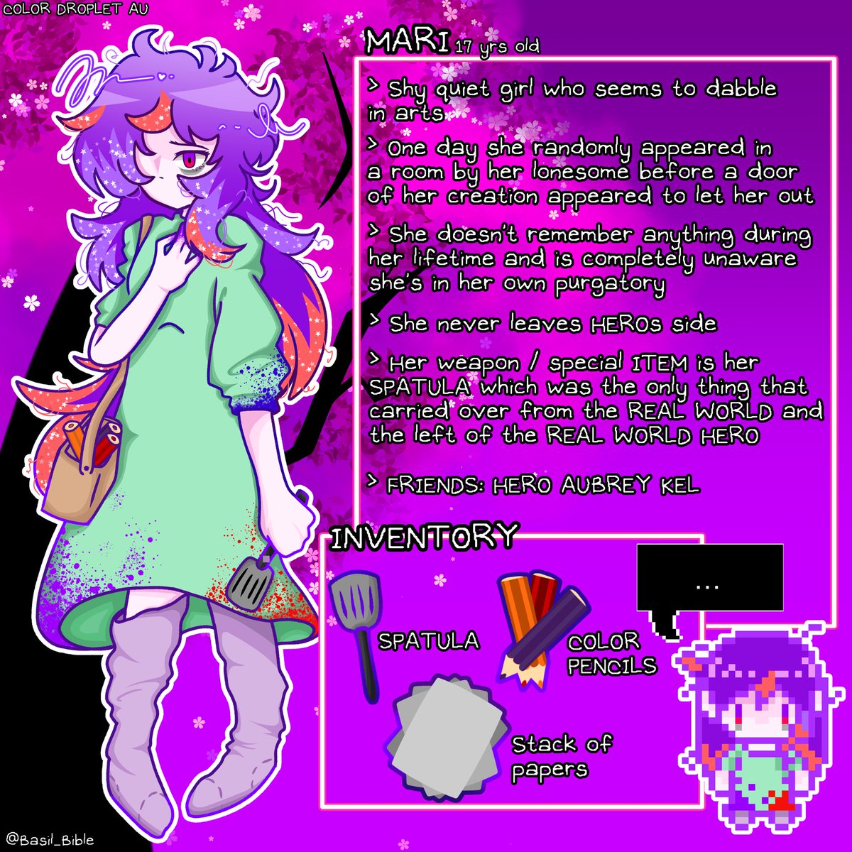 _Mizuomoi's tweet photo. I updated my AU ColorSpace a lot! It’s also now called The Color Droplet AU! 
(1/6)

#omoriau #OMORI #OMORIFANART https://t.co/IUgEts6tXL