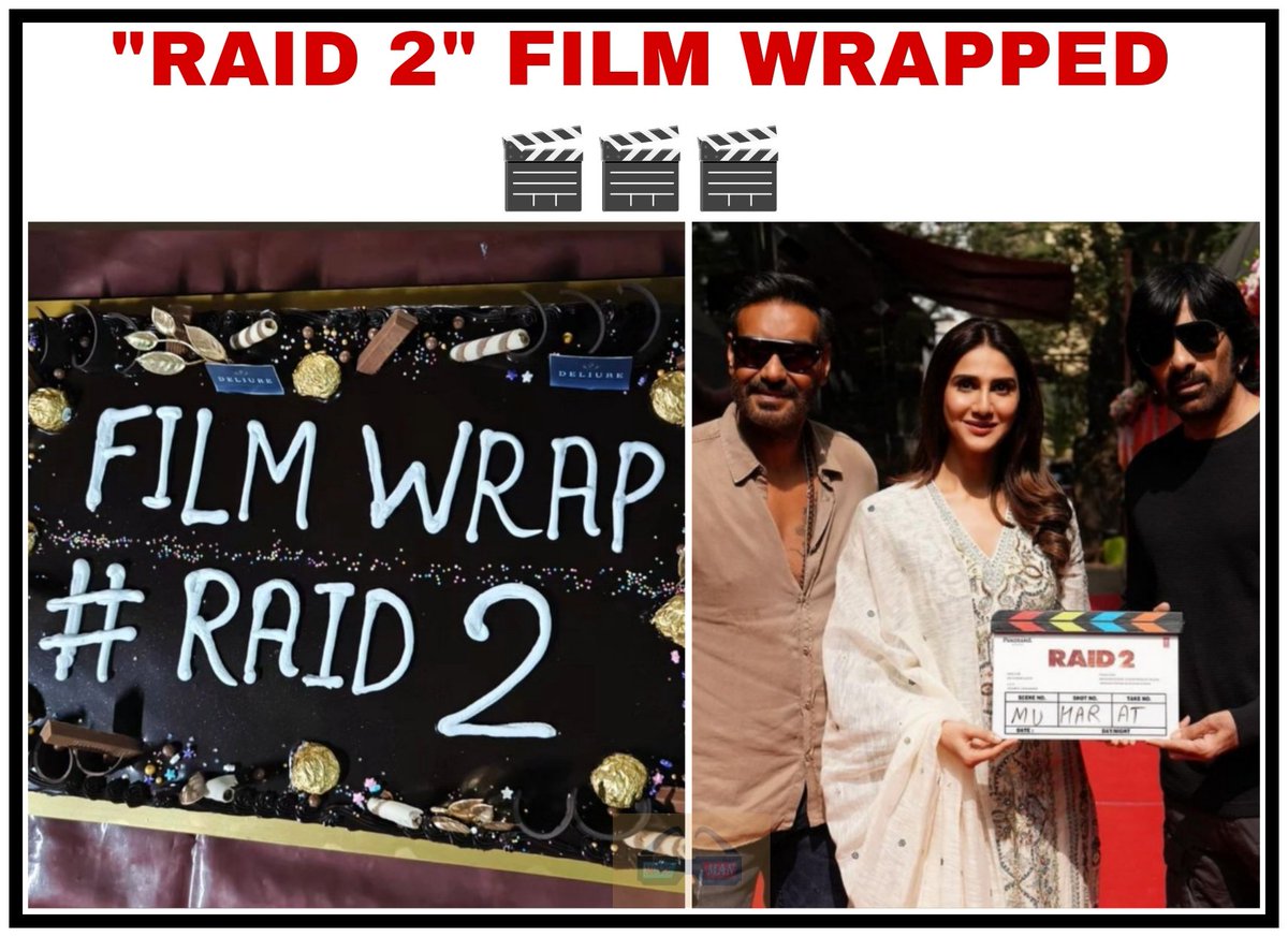 moviemanblogger's tweet photo. FILM RELEASING ON 15TH NOV
#raid2 #vaanikapoor #raviteja #riteishdeshmukh #raidremake #raid #raidmovie #4yearsofraid #ajaydevgn #rajkumargupta #ileanadcruz #saurabhshukla #moviemanblogger #amitsial #devasdixit #gayathriiyer #sheebachaddha #saanandverma 
@moviemanblogger https://t.co/4PZfJkBqKu