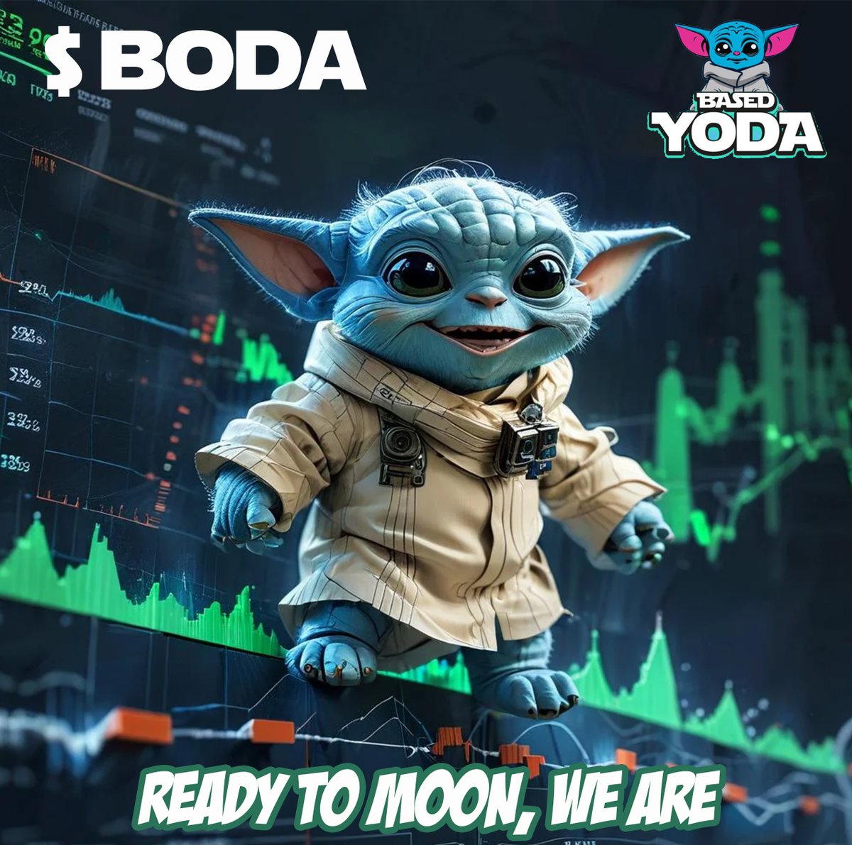 @LovLightLaugh @JakeGagain @YodaBase Yes it is and $BODA is Set to Moon! 🌕 Hop on or FOMO Later. #starwars #basedyoda #memewars #beyondbillions @YodaBase