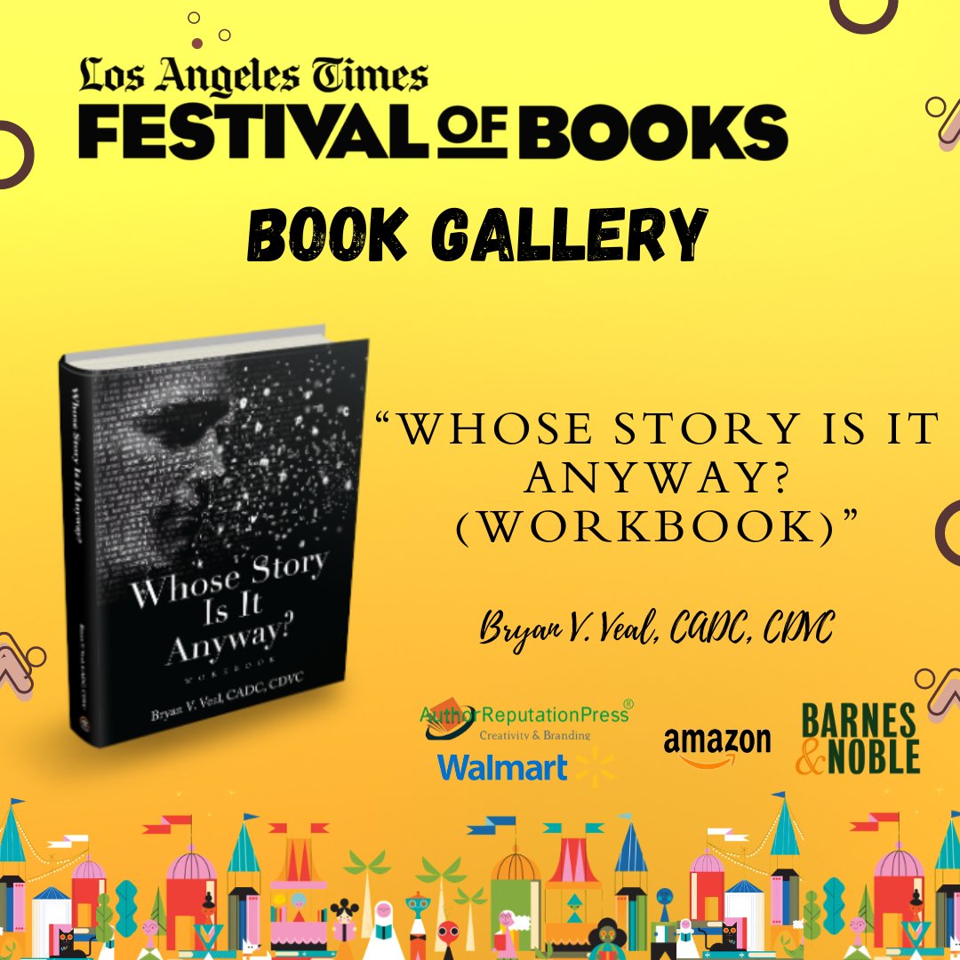 “Whose Story Is It Anyway? (Workbook)” by Bryan V. Veal, CADC, CDVC was displayed at the 2024 Los Angeles Times Festival of Books (LATFOB) – Book Gallery

tinyurl.com/5n7wt7ap  via @ARPressLLC