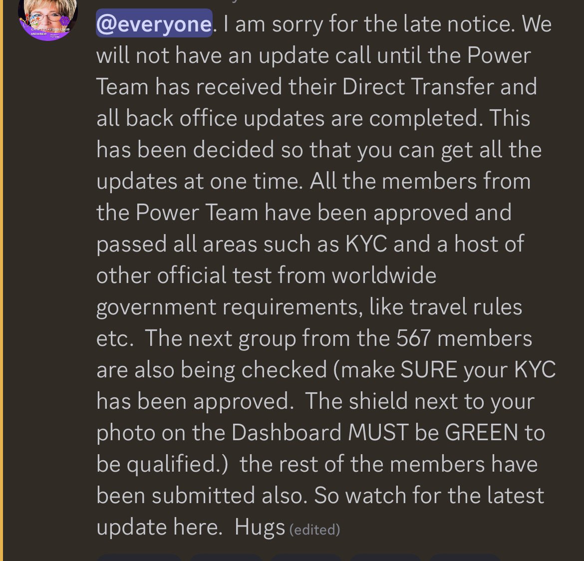 cryptosaversrpt's tweet photo. It's crazy that we can announce these things hours before the company gets around to it. Official word! No meetings for the foreseeable future! #Cryptosaversclub #Compumatrix #NoProofNoFunds #PumpAndDump @_cryptosavers @henryjgbanayat https://t.co/R6hupQer2i