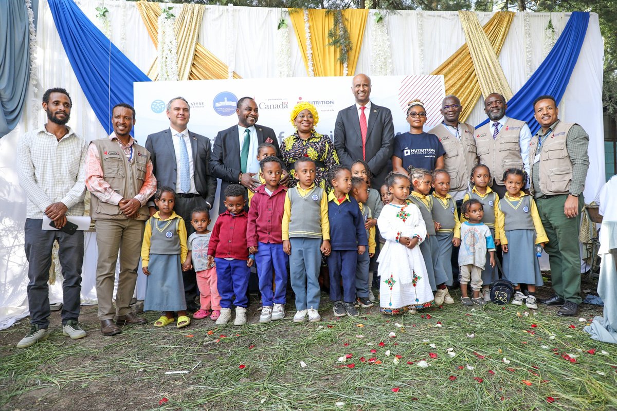 NutritionIntl's tweet photo. The visit highlighted the collaborative efforts between @NutritionIntl, The Canadian government, and the @_AfricanUnion in addressing #malnutrition. @CanadaDev

Read the full news release, here: 
https://t.co/u72DF6JJCp https://t.co/sl36XNk0uE