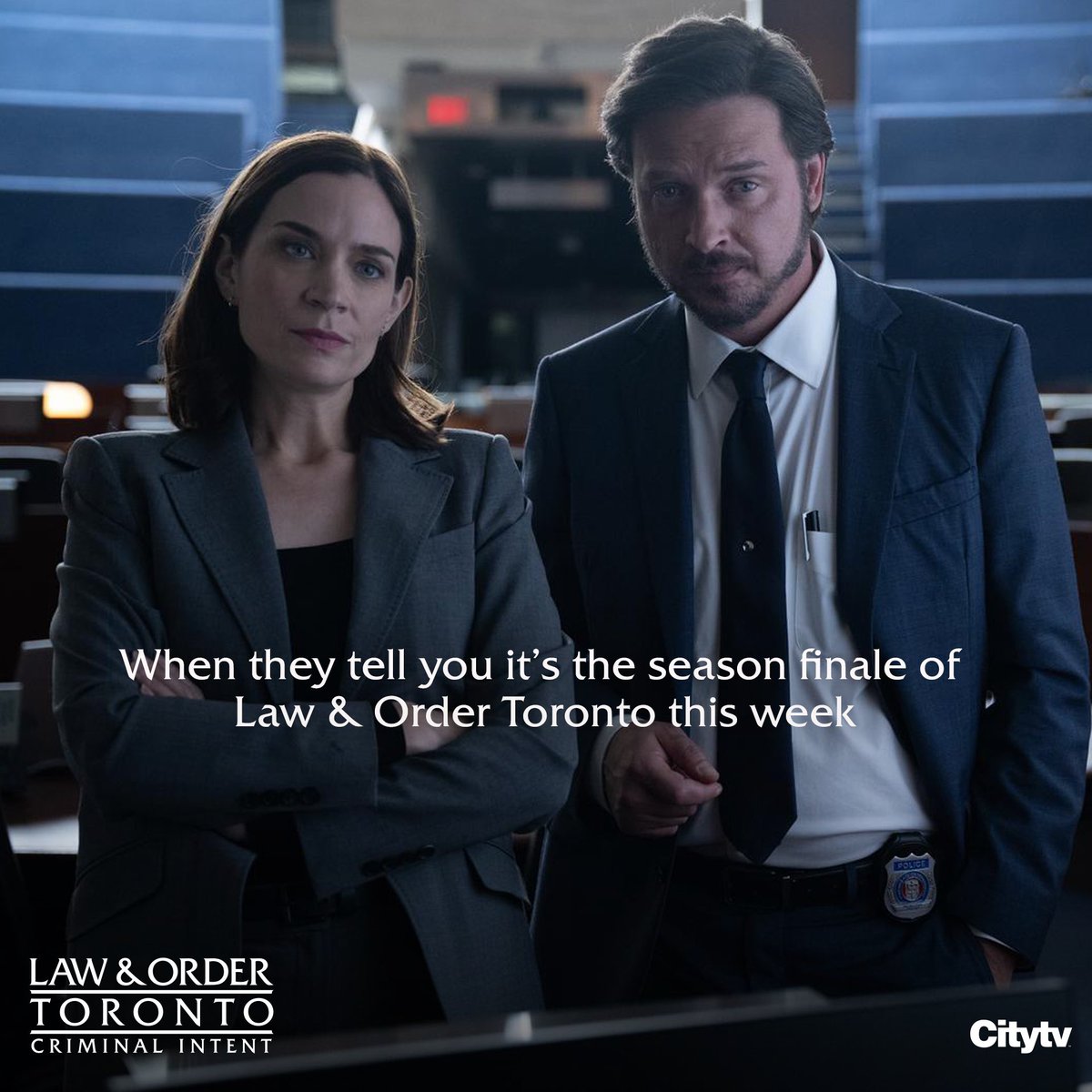 Don’t miss the SEASON FINALE of #LawandOrderToronto #CriminalIntent THIS THURSDAY at 8/7c on @city_tv or stream it on Citytv+