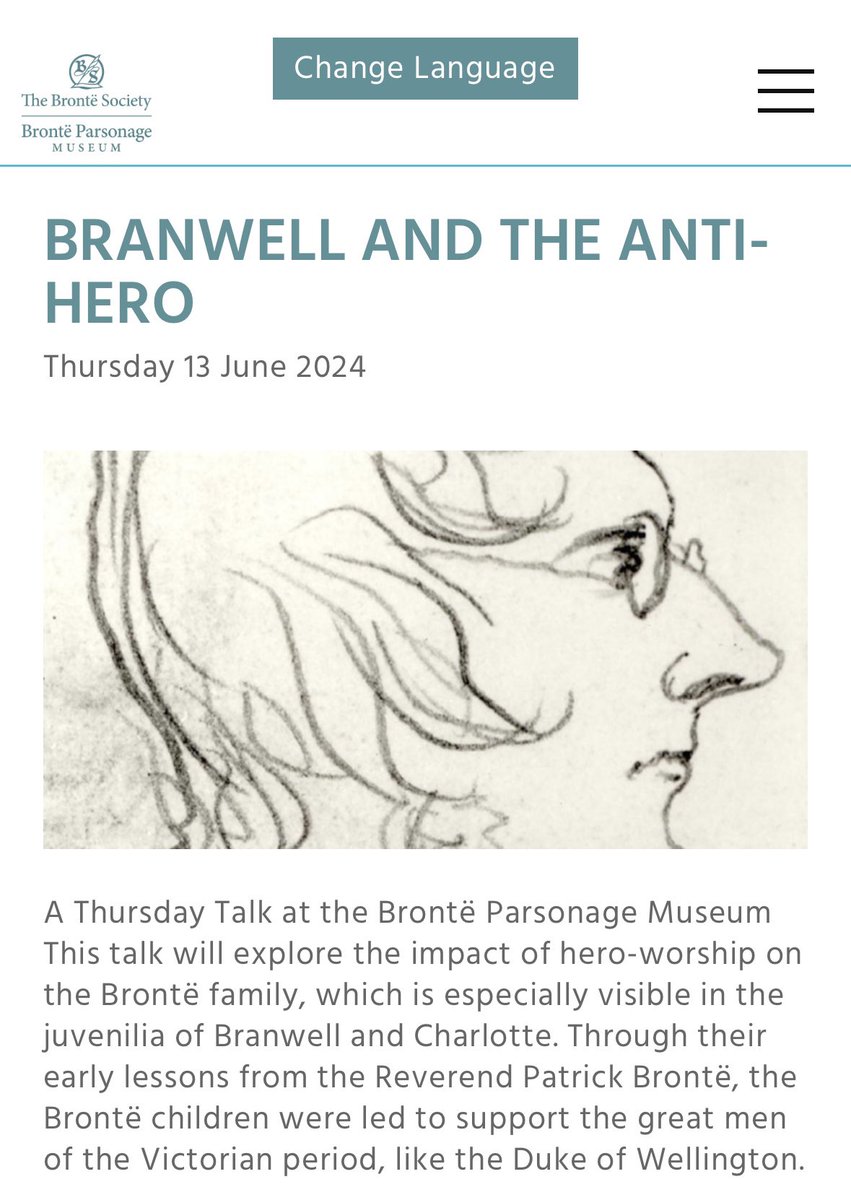 I am SO excited that one month today (13 June) I will be delivering a Thursday talk for the Brontë Parsonage Museum! 🥳 Tickets are available now and I would love to see you (virtually) there! bronte.org.uk/whats-on/1352/… #TeamBranwell 💛