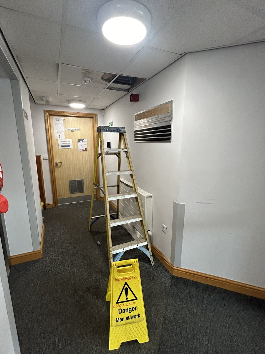 jmwheating's tweet image. Various jobs in a medical centre today in south wales