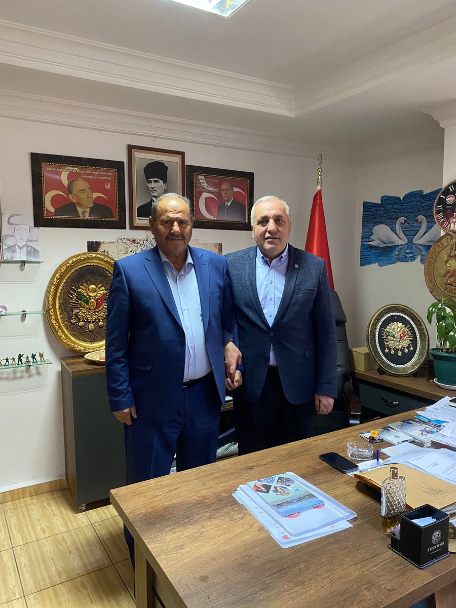 İl Başkanımız Sayın Seyit Demirezen Belediye Meclis Üyesi Adayımız Fehmi ÇOLAK Beyefendi'yi ziyaret ederek istişarelerde bulundular.