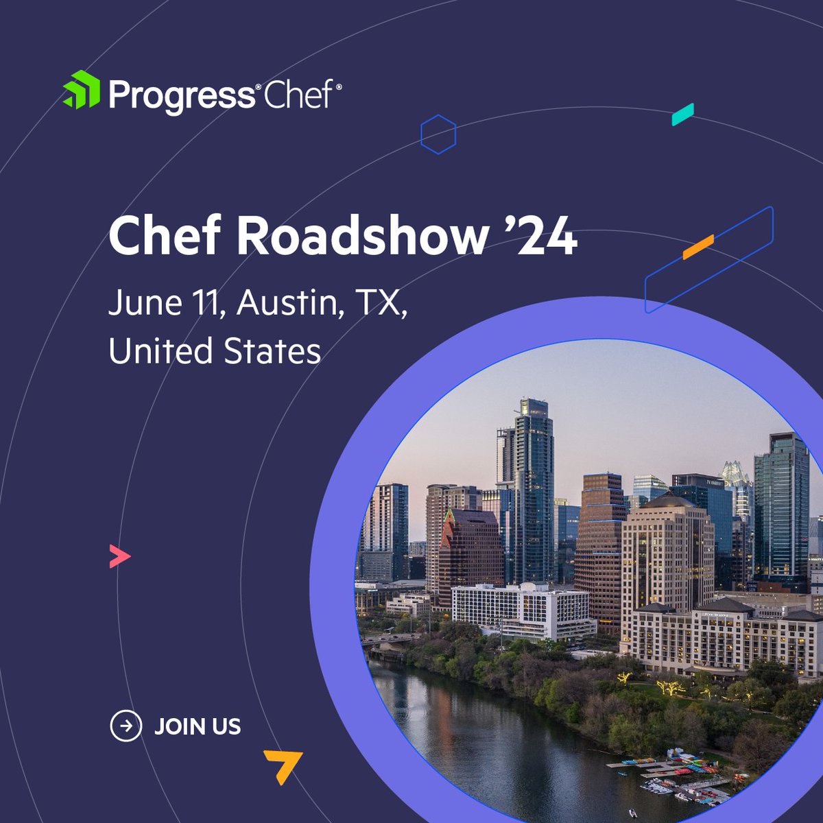 Following on from the success of last year, we are bringing the Chef Roadshow back to Austin, this time with more insights, more session options and the anticipated Chef Social! prgress.co/3URTBtx #ChefRoadshow #ChefSocial #ProgressChef