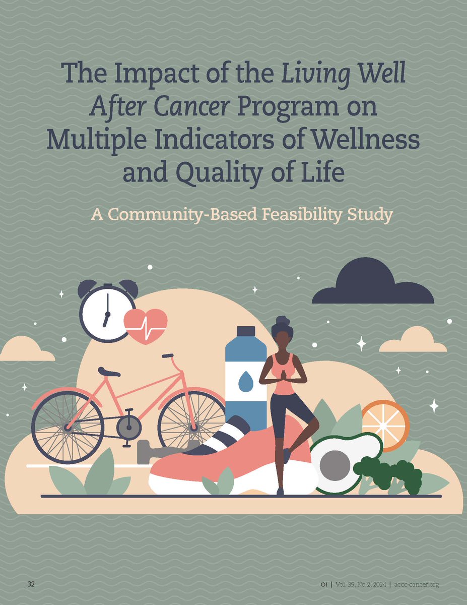 Read the newest volume of Oncology Issues to understand the impact of the Living Well After Cancer Program on cancer survivors’ physical activity levels, quality of life, and psychosocial wellness: journals.healio.com/doi/10.3928/25….