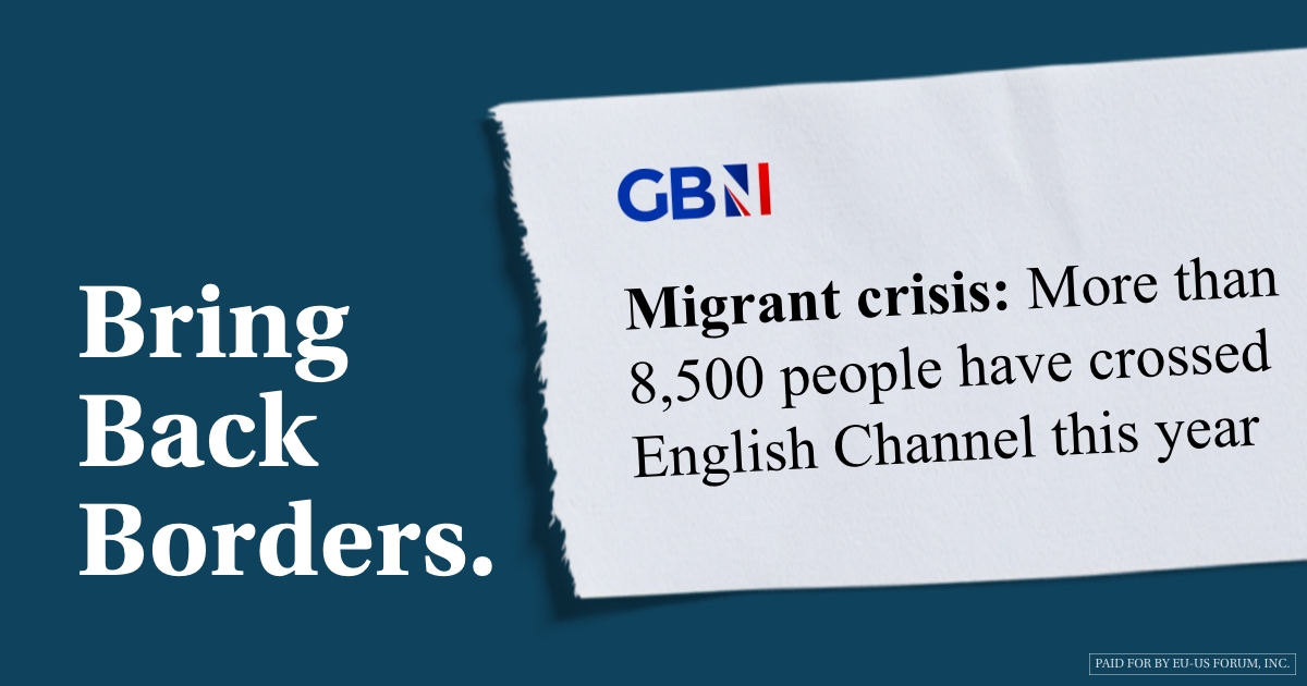 Unbelievable. Over 8,500 illegal migrants crossed the English Channel this year. Europe’s migrant crisis continues to make headlines with no end in sight because the EU refuses to bring back borders and care for the safety of its citizens.