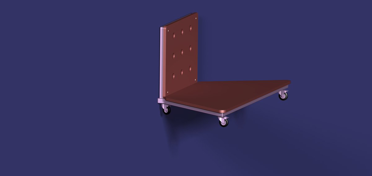 Sculpted a Yogic chair in @3DSCATIA !  
This simple design combines comfort & support for your practice. ‍♀️  Materials (plywood & metal) create it cost efficient, Natural and reusable.
 #sustainabledesign #CATIA #ishafoundation