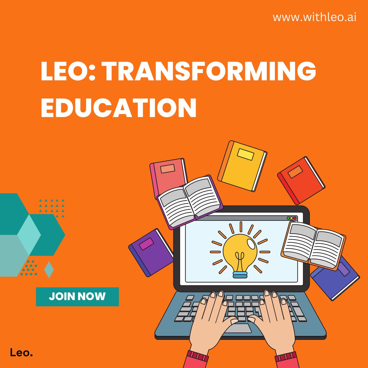 Revolutionize education with Leo #AI: streamline content creation and engage learners effectively. Elevate your curriculum and prepare students for the future at withleo.ai #edtech #education #teaching #AIinEducation #TeacherTools #TeachingAssistants #EducationalAI