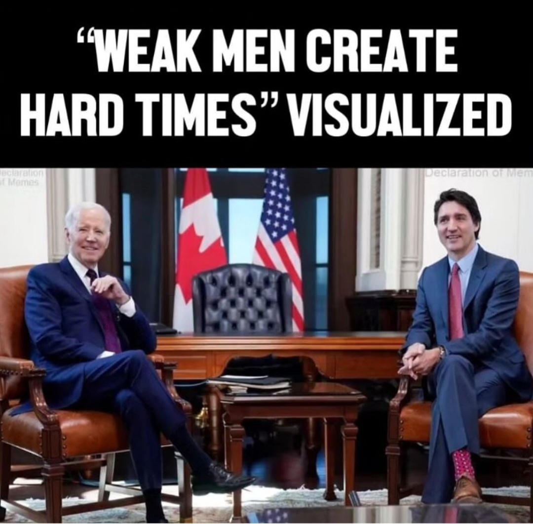 America and Canada are living 'Hard Times' with these two individuals! I have other adjectives to describe them but you all know, so we'll just leave it at two individuals.